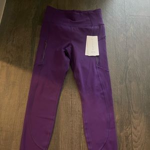 NEW WITH TAGS PURPLE ATHLETA LEGGINGS!!!